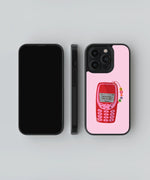 Load image into Gallery viewer, Retro Pink Phone Glass Case
